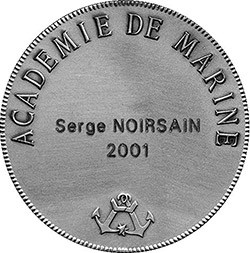 Médaille décernée par l'Académie de Marine